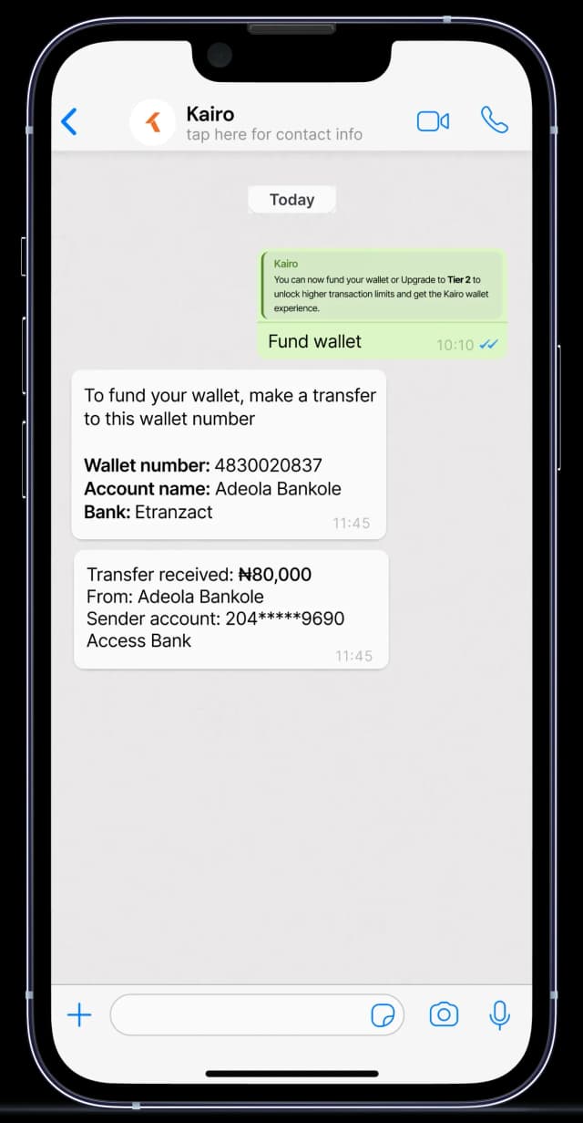 Make your first deposit