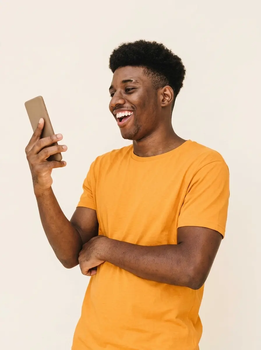 Person using Kairo Personal on their phone